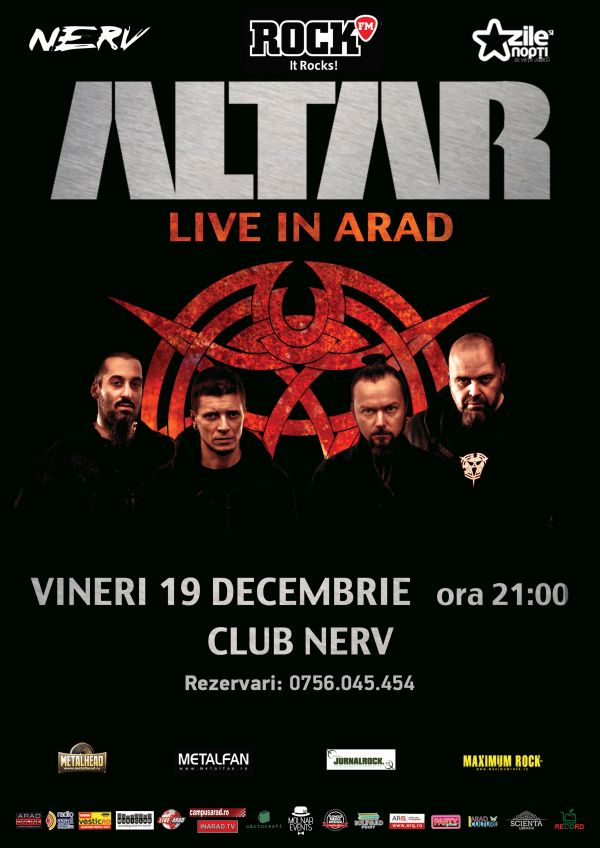 Formatia Altar concerteaza in Arad!